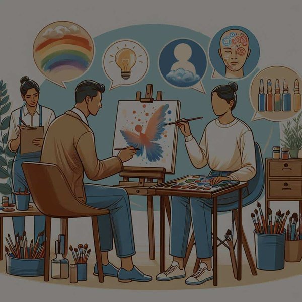 Comment l'art thérapeutique est-il utilisé dans le traitement des troubles psychologiques ?